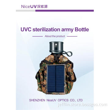 Military Style UV Sterilization Bottle With Water Filter,UV-C Water Bottles